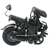 US Stock Adult Folding Electric Bike For 2 People Powerful 500W 32KM/H Multi Shock Absorption Family Electric Bicycle Men Women 2