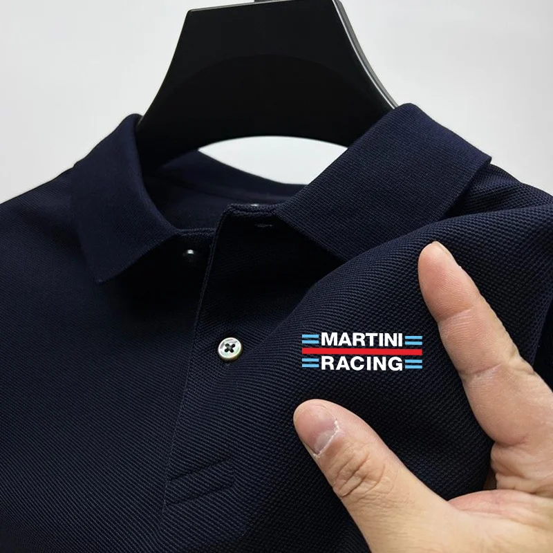 

Summer New Men Casual Short Sleeve Polo Office Fashion Lapel T-shirt Men Breathable Polo Clothing Men