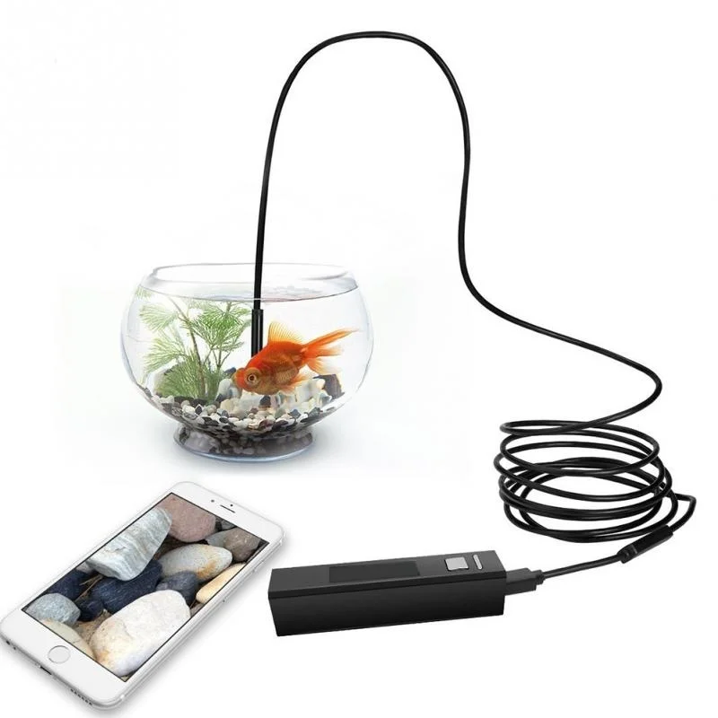 Hook Magnet Side View Mirror Set Compatible for 8mm /5.5mm Endoscope Waterproof with Screw Threads