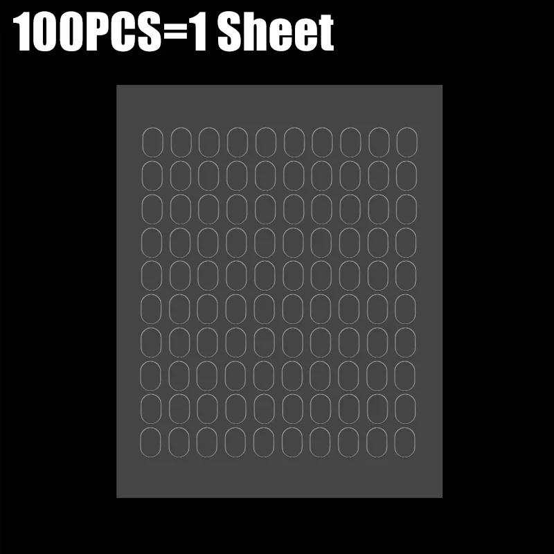 100-2000PCS Clear Gel Glue Pads Double-sided Adhesive Dots Removable Sticky Patch No Trace Wall Hanging Crafts Poster Doll Glue