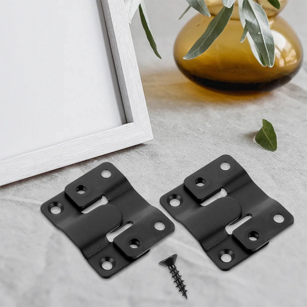 

6 Pairs Mountain Buckle Heavy Duty Clothes Hanger Coat Hangers Shelf Photo Frame