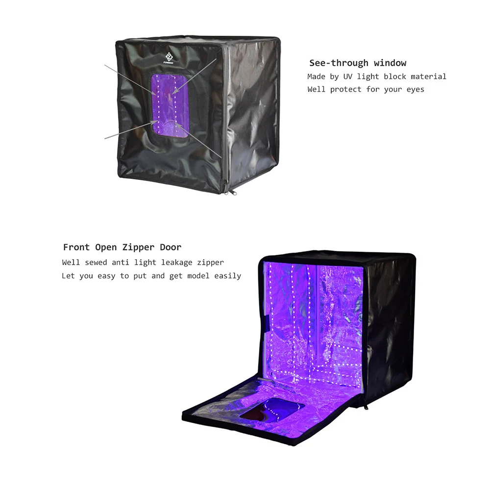 405nm resina uv cura caixa