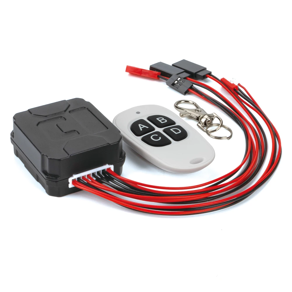 

Беспроводной пульт дистанционного управления приемник CH4 управляемая Лебедка для 1/10 RC Crawler Axial SCX10 TRX4 TRX6 CC01 YK4102 Decorate