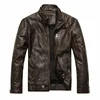 Motorcycle Thickened Leather Coat Men Winter Warm Man Leather CoatMens Plus Velvet Men Moto Biker Riding Fleece Leather Jacket 2