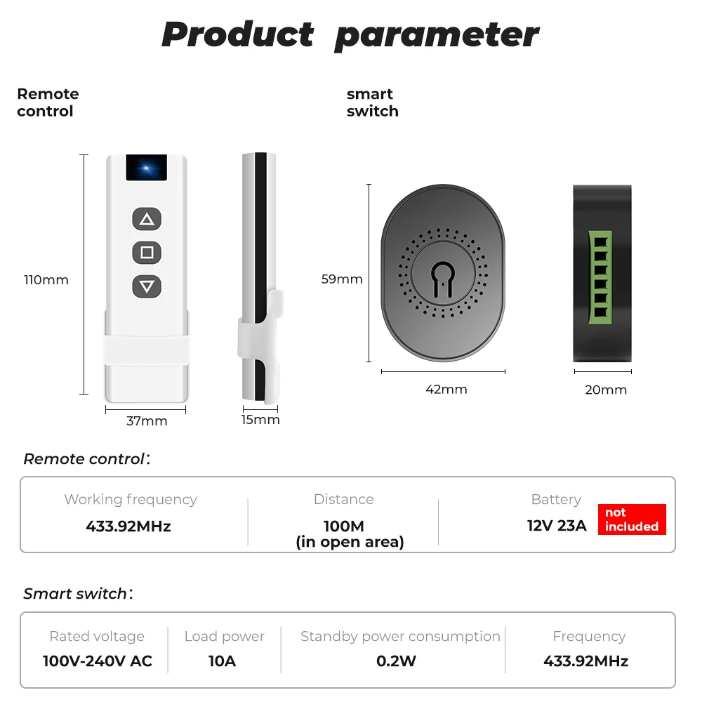 Module De Commutateur,Minuterie WiFi pour rideau,contrôleur pour volet