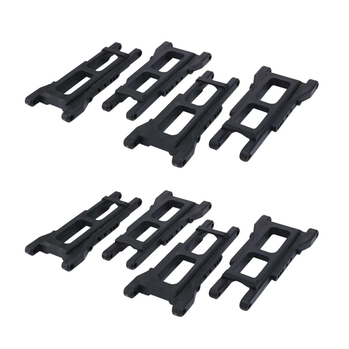 

8 шт. передний и задний подвесной рычаг для Traxxas Slash 4X4 VXL Ремо хобби 9EMO HuanQi 727 1/10 обновленные запасные части для радиоуправляемых автомобилей