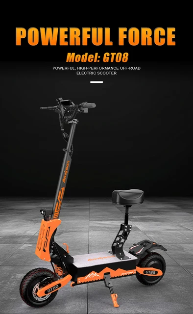 Arwibon 5600W Adult Electric Scooter Dual Motor Top Speed