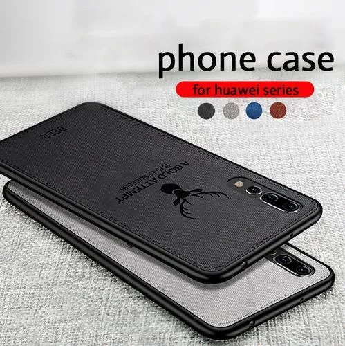 Elegant Soft Cloth Magnetic Back Cover with Built-in Magnet