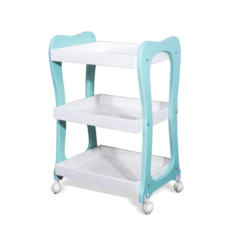

Beauty Trolley Three-Layer Storage Rack Medical Trolley High-End Beauty Salon