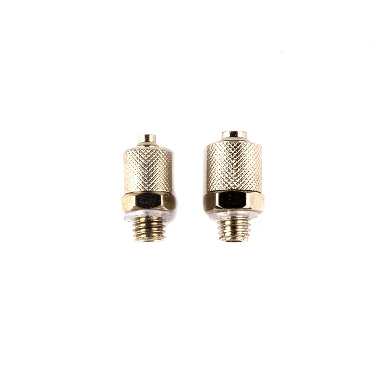 

5PCS Male Thread M3 M4 M5 M6 -Air Tube 3mm 4mm 6mm OD Mini Pneumatic Pipe Connector Screw Through Quick Fitting Fast Twist Joint