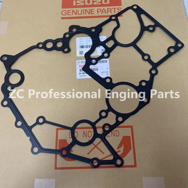 8-98181198-1 8981811981 Japanese original gearbox to cylinder block sealing gasket for Isuzu 4JJ1