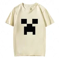 Hot Selling Cotton Retro Pattern T-Shirt Men's And Women's Casual Round Neck Fashionable Loose Comfortable Short Sleeved T-Shirt 4