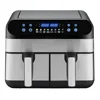 XL 9.5 Quart Dual-Basket Air Fryer with 8 Preset Cooking Functions Versatile Smart Cooker Baking Roasting Reheating Large 2