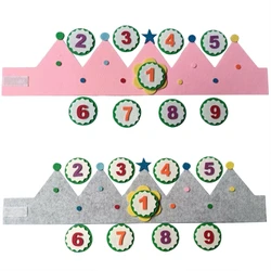 HUYU Festival Crown Hat Birthday Party Hat for Kids Adjust Party Hat Universal Party Hat Newborn Shower Celebration Hat