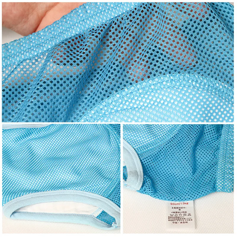 Summer Cool and Breathable Baby Underwear Solid Elastic Panties Briefs for Girls Baby's Training Pants Soft Cotton Reusable Cute