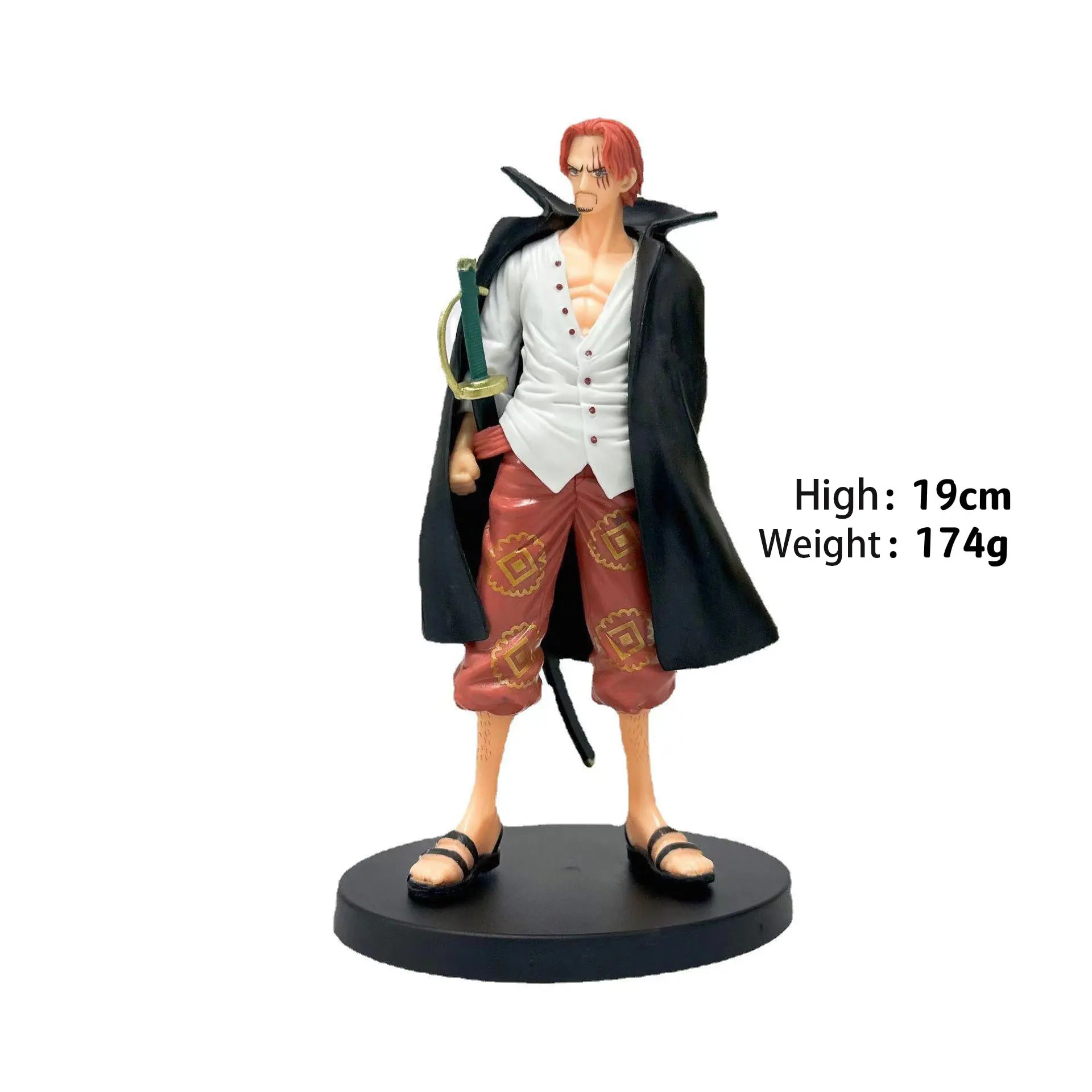 Figurine One Piece Shanks le Roux de 20cm