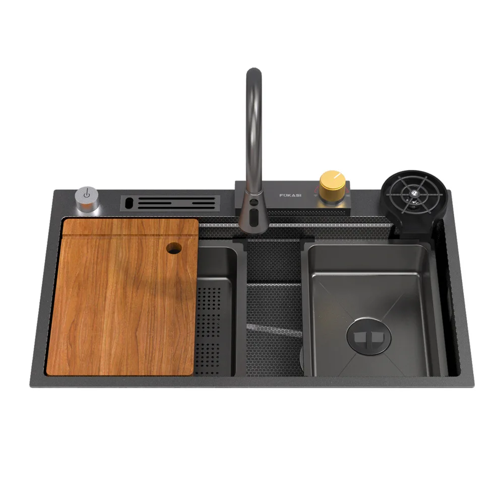 S2f7b36c007294aa3835e99f5a99dd25d7 Honeycomb Embossed SinBasik | Luxury Kitchen Sink