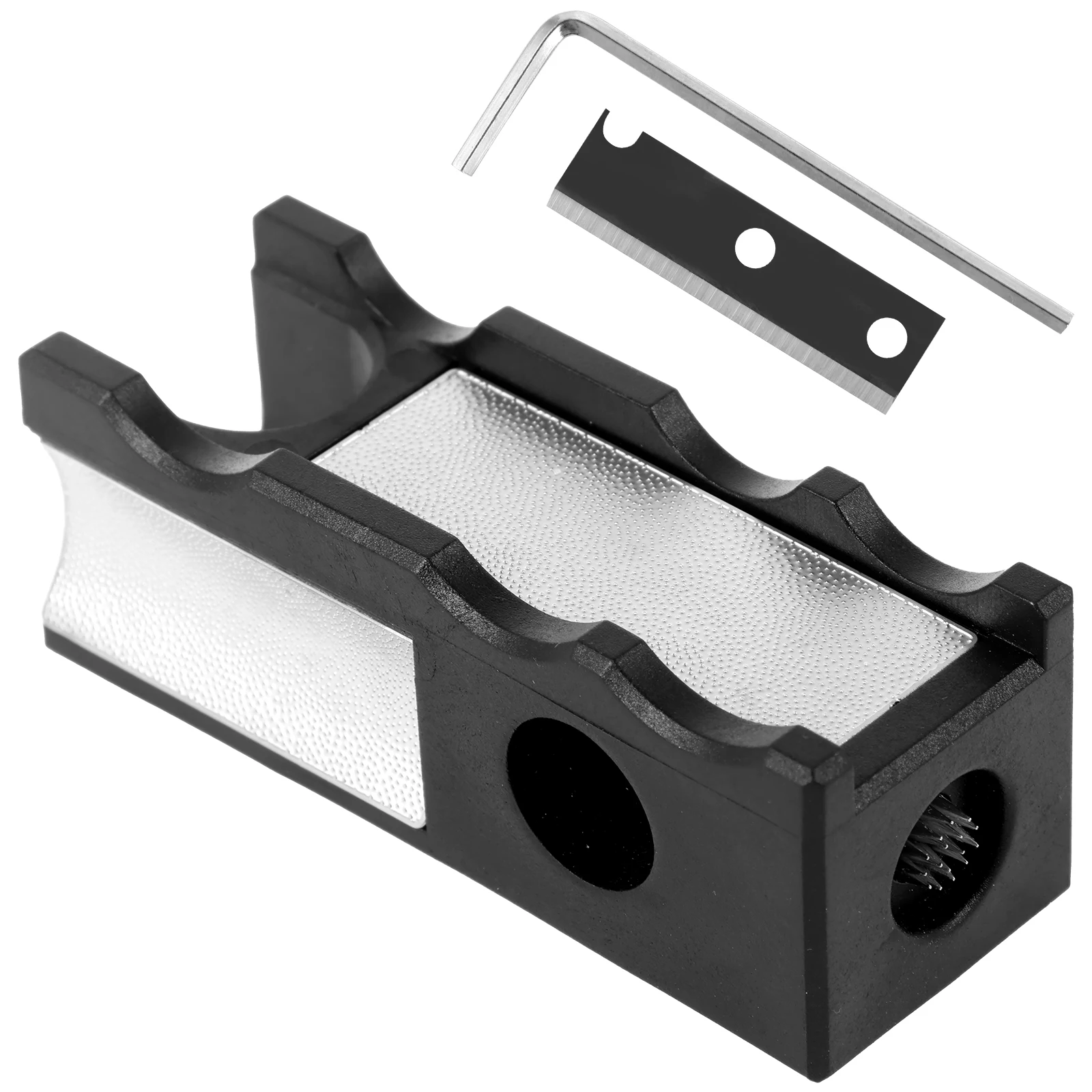 Billard Queue Tip Shaper Professionelles 11-in-1 Pool Queue Tip Repairer Aluminiumlegierung Billard Stick Tip Repair Tool mit Schraubenschlüssel – Detail 8
