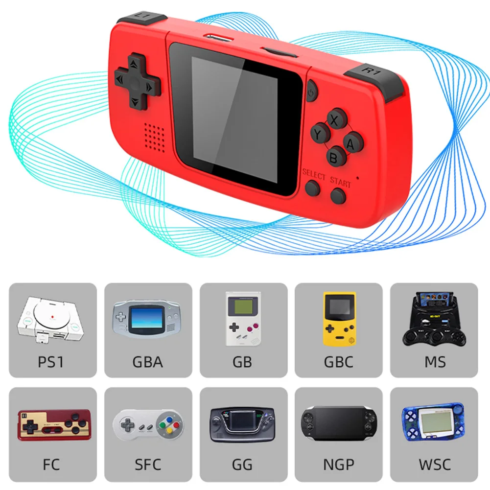 POWKIDDY Funkeys NEW Q36 Mini 1.5 Inch Ips Screen Open Source Handheld Game players Keychain Mini Console Children's boys Gifts