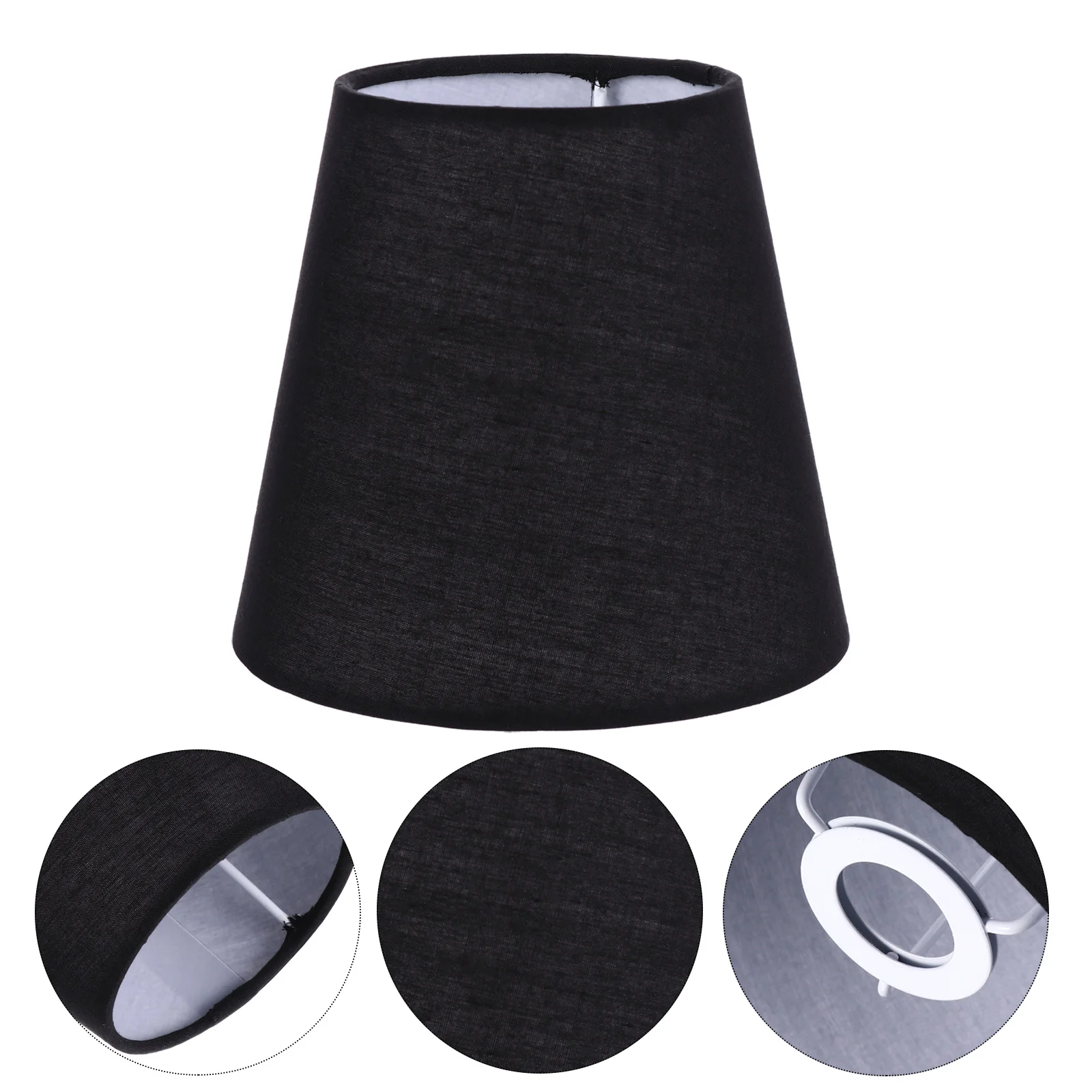 

Lamp Shade Lampshade Cover Table Cloth Shades Light For Chandelier Barrel Black Dust Lampshades Wall Ceiling Floor Chandeliers