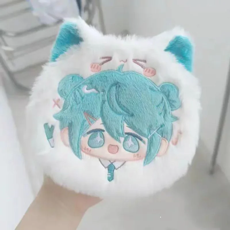 

2023 New Cute Hatsune Miku Cartoon Bags Kawaii Anime Plush Wallet Coin Purse Ins Style Zip Pendant Wallet Toys for Girl Gifts