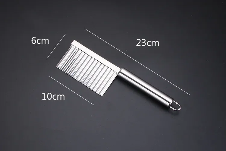 1PC Potato Wavy Edged Tool Peeler Cooking Tools kitchen knives Accessories Stainless Steel Kitchen Gadget Vegetable Tools PM 023