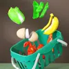 Plastic Simulation Kitchen Toy Cutting Play Food Set Xmas Gifts Colourful Kids Kitchen Toys 1