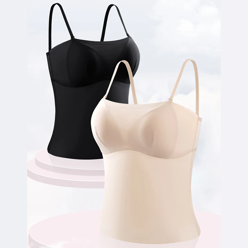 

Women 100% Mulberry Silk Lining Solid Colors Padded Thin Bralette Camisole Cami Tube Top With Bra M L XL TG242