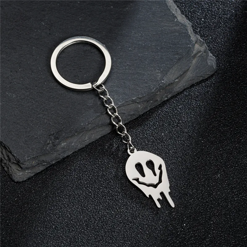 DALANE Stainless Steel Coffin Keychain - Halloween Jewelry Gift For Women, Goth Key Ring For Bag Or Purse - View #3