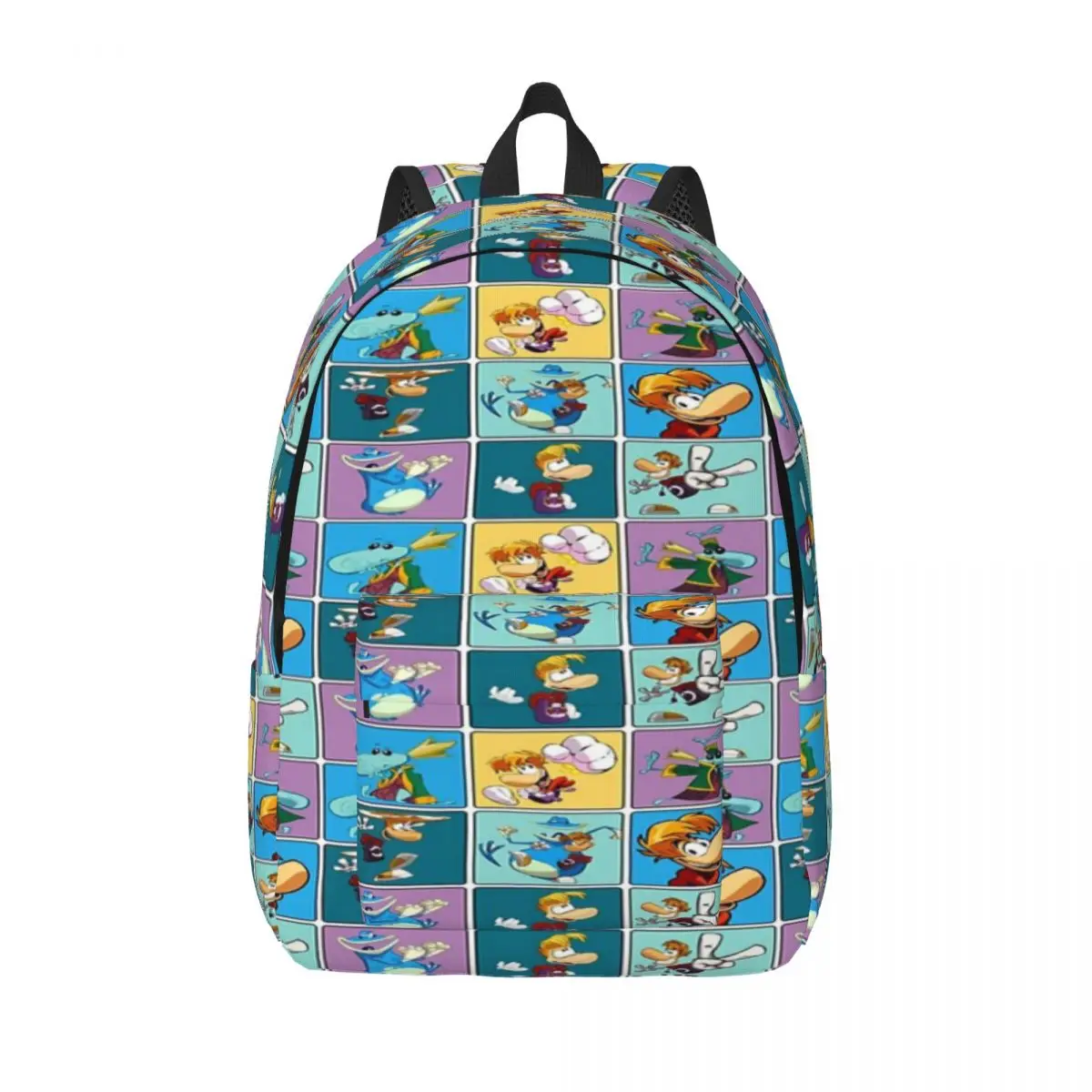 Rayman Squares Zaino Semplice Ed Elegante 2023 Studente Di Vendita Calda