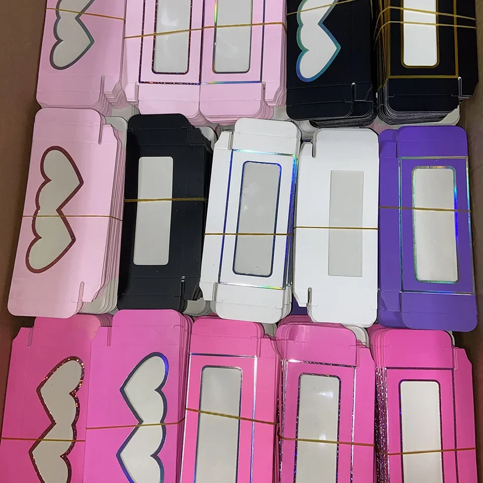 Eyelash Packaging Box Personalized Private Label Empty Lash Box Case Wholesale Custom Logo Lash Box Packaging 5