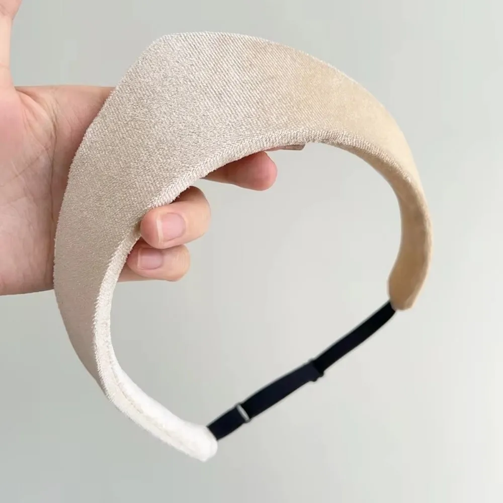 Neue Samt Frauen Stirnband Glatte Europäische und Amerikanische Haarnadel Stirnband Haar Hoop Dame Kopfbedeckungen – Detail 8