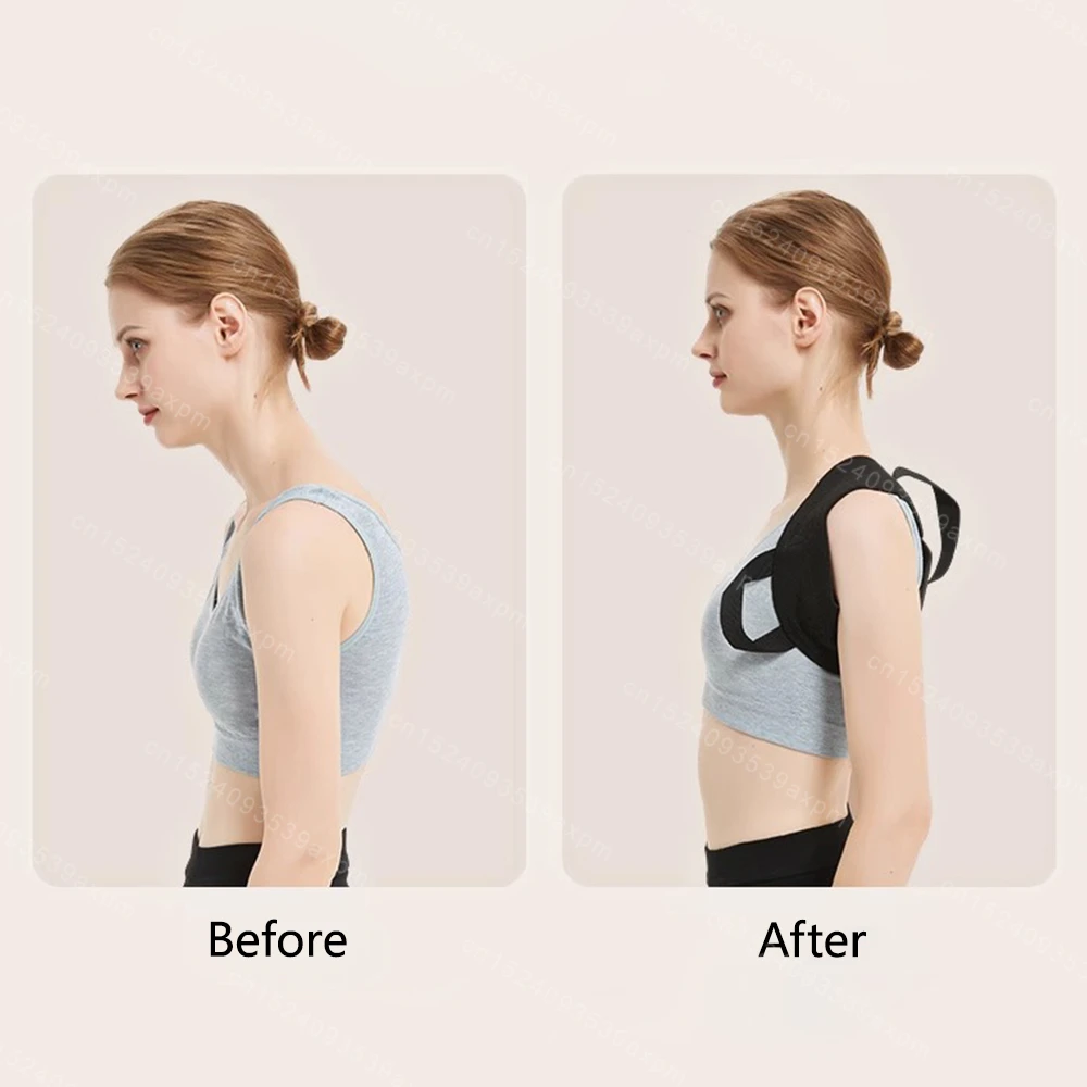 Back Posture Corrector Clavicle Spine Back Belt Adjustable Unisex Upper Back Shoulder Lumbar Posture Correction Body Shaping 4