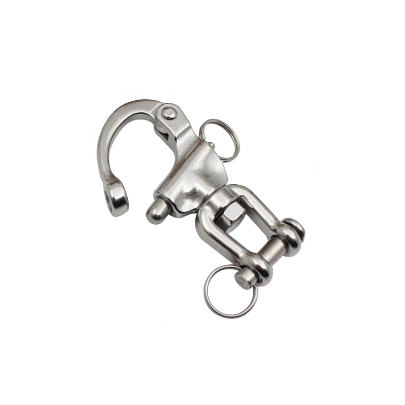 70/87/128mm Shackle 316 Stainless Steel Quick Release Diving Clips Hook
