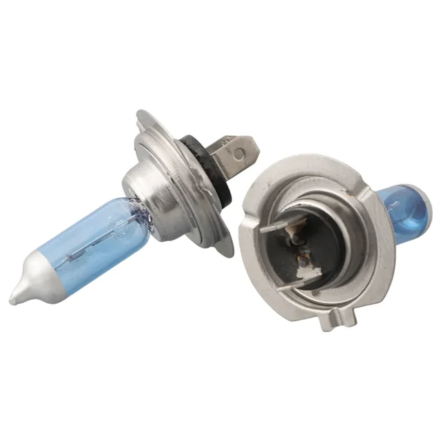 2Pcs  H7 55W 12V 6000K Car Halogen Headlight White Light Bulb Super Bright Auto Accessories Long Lasting Durable Car Accessories 4