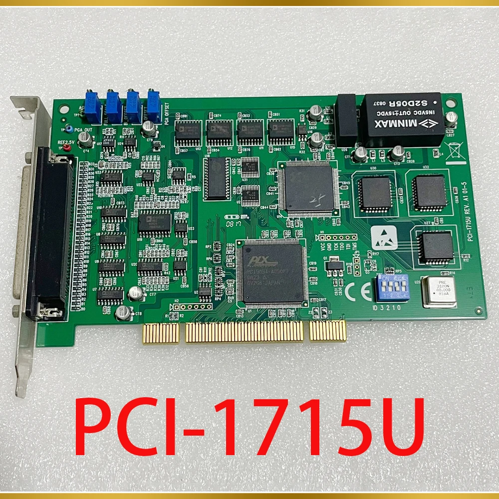 

For Advantech Captur Card 500K 12 Bit 32-Channel Isolated Analog Input Card PCI-1715U