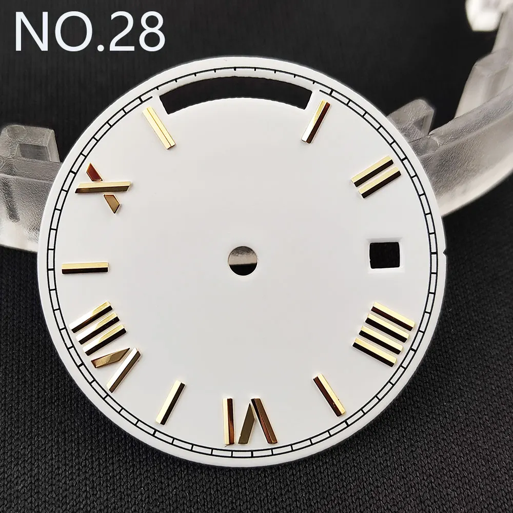 Blue Luminous 29mm Watch Dial - Sterile Mod Style