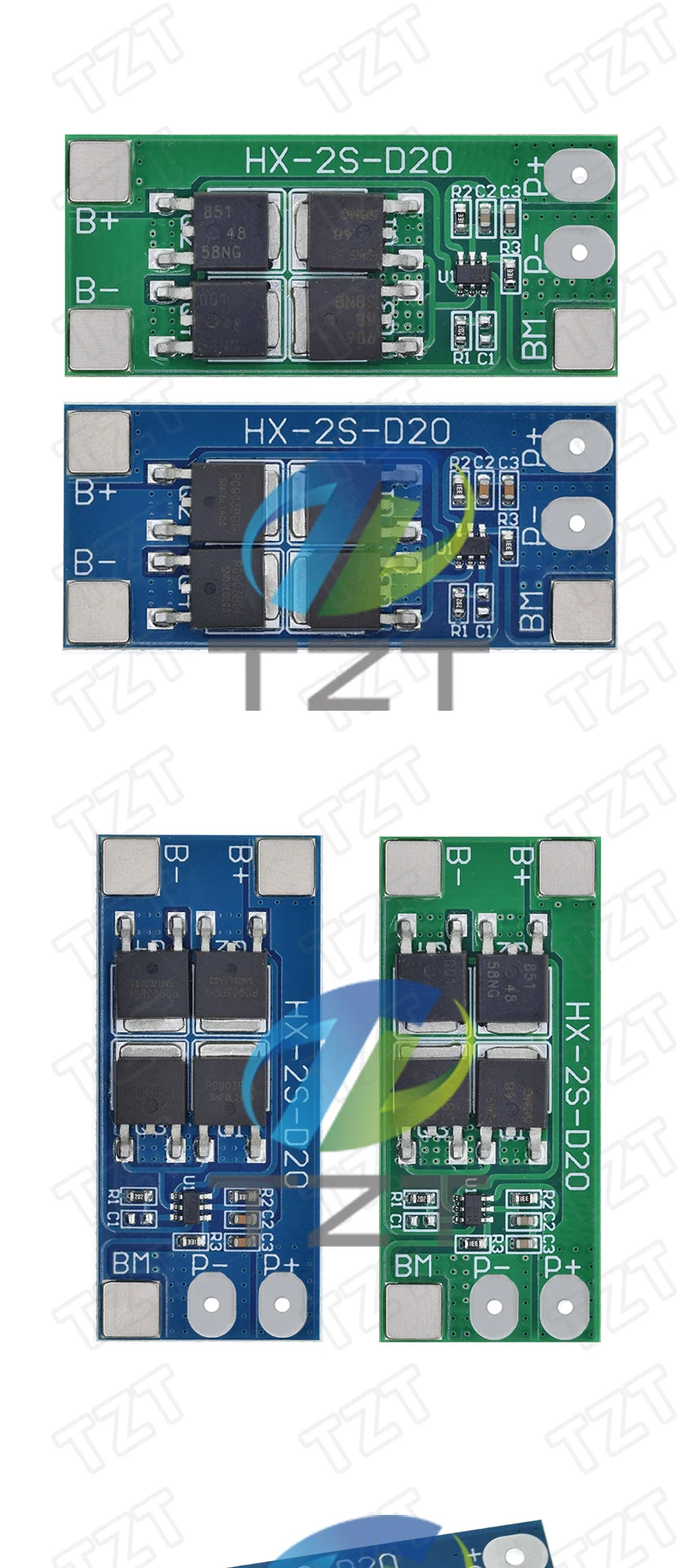 TZT 2S 6,4 V 7,4 V 20 A LiFePO4/Lithium 18650 32650 Batterieladeschutzplatine 13 A Arbeitsstrom 20 A Strombegrenzung – Detail 5