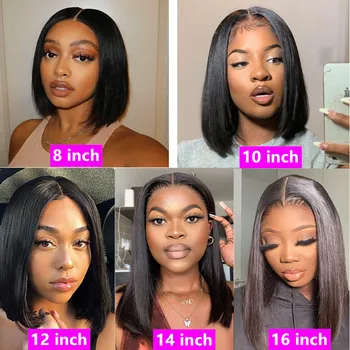 Lace Front Short Bob Wig Straight Natural Black Human Hair Wigs for Black Women Pre Plucked Closure Wig Brazilian Hair Lace Front Short Bob Wig Straight Natural Black Human Hair Wigs for Black Women Pre Plucked.jpg