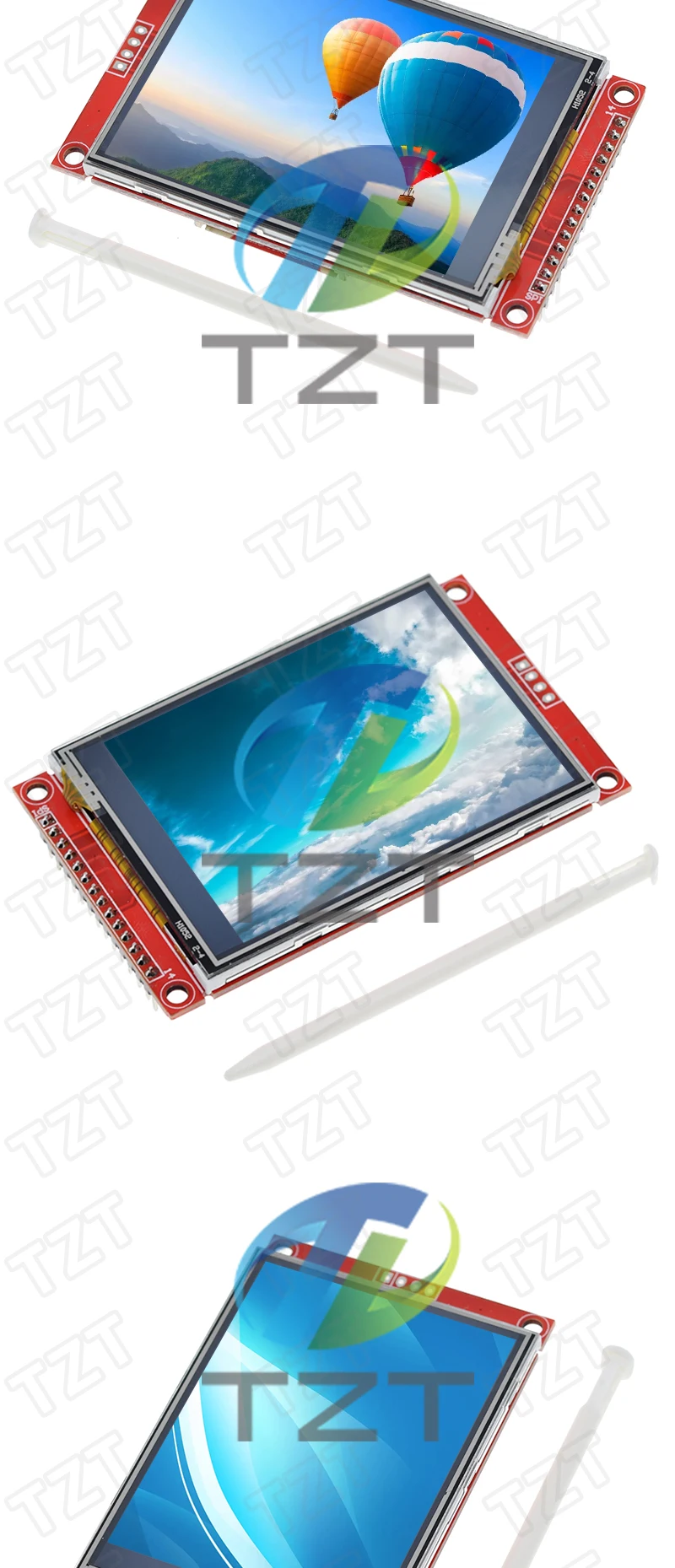 240x320 2,8" SPI TFT LCD Touch Panel Serielles Portmodul mit PBC ILI9341 / ST7789V 2,8 Zoll SPI Serielles Display mit Touch Pen – Detail 6