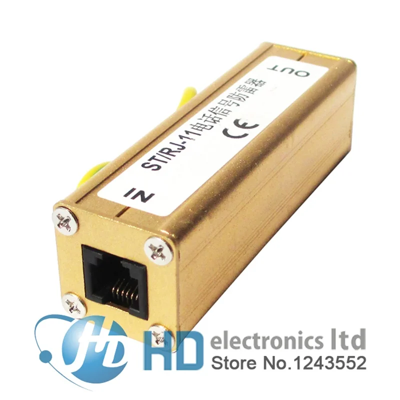 Telefono Fax Rj-11 Rj11 Surge Protector Thunder Parafulmine Dispositivo Di Protezione Rj11 Protezione Contro Le Sovratensioni Spd Spedizione Gratuita