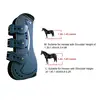 Horse Boots For Horses Front Feet Horse Leg Protectors Front Boots Breathable Front Leg Guard Shock-Absorbing Sport Boots Horse 3