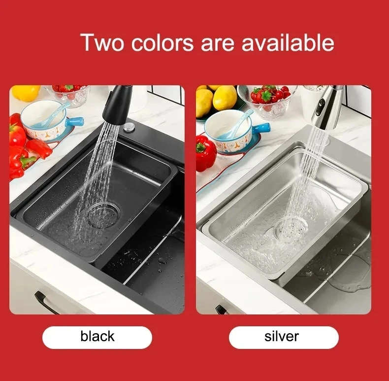 Stainless Steel Basin Portable Outdoor Camping Picnic Wash Hands And Dishwashing Sink Ultra-light Washing Tank portable sink
