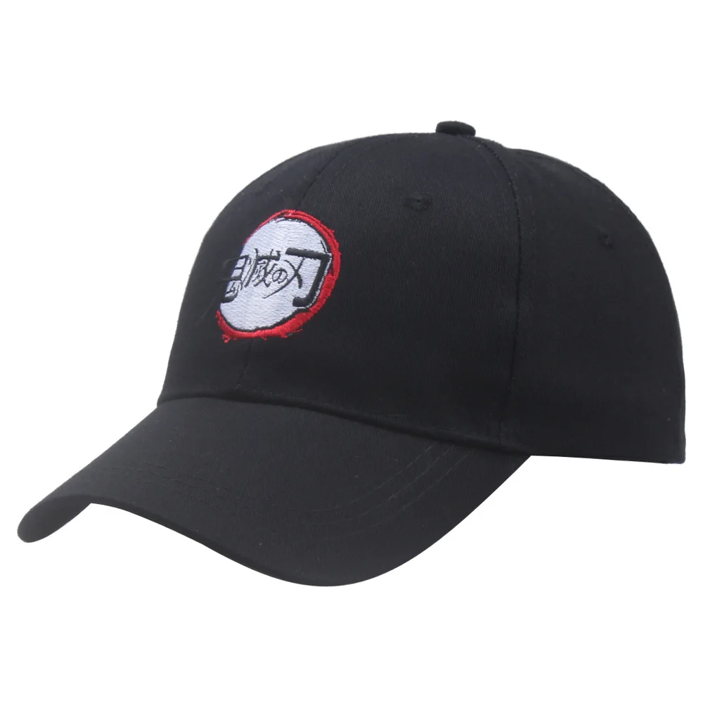 Demon Slayer Anime Kimetsu no Yaiba Kyoujurou Cap Cosplay Adjustable Baseball Hat Sunshade Hats Outdoor Riding
