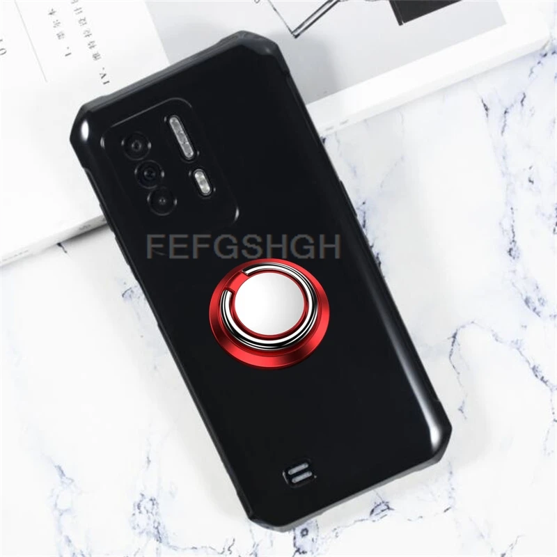 Durable Finger Ring Soft TPU Silicone Phone Case Cover
