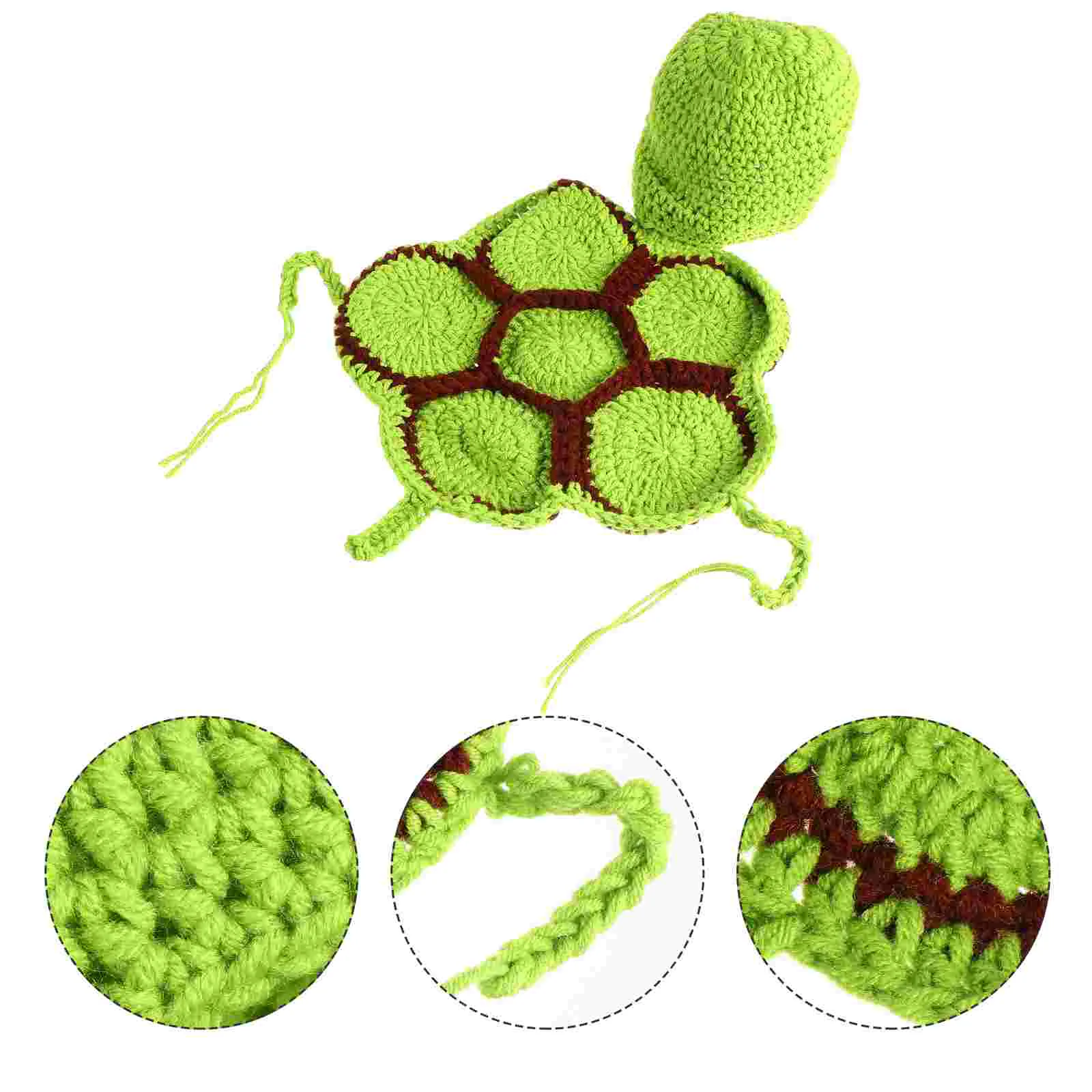 

Turtle Photography Clothing Baby Clothes Comfortable Costumes Crochet Interesting Props Milk Cotton Flexible