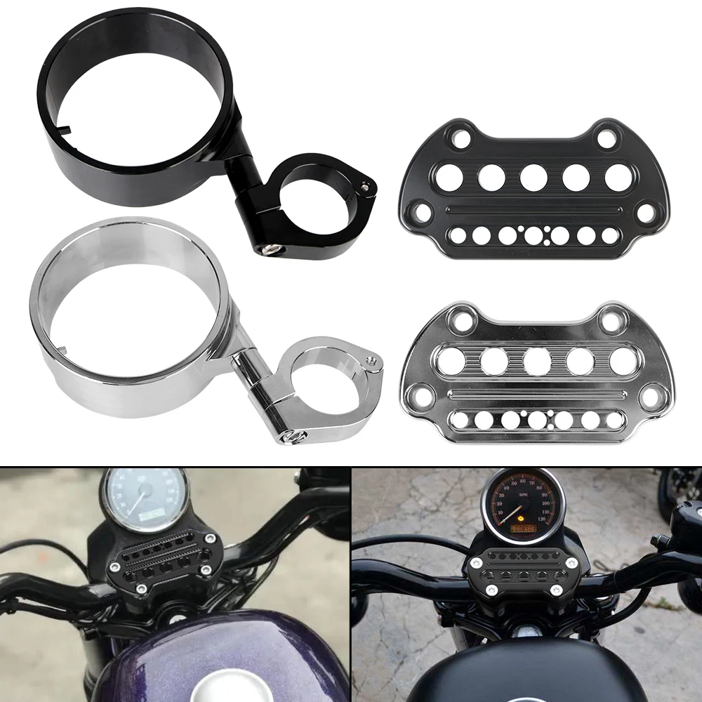 

Запчасти для мотоцикла, кронштейн спидометра для мотоцикла Sportster 883 XL 1995-2015, Боковое крепление корпуса спидометра