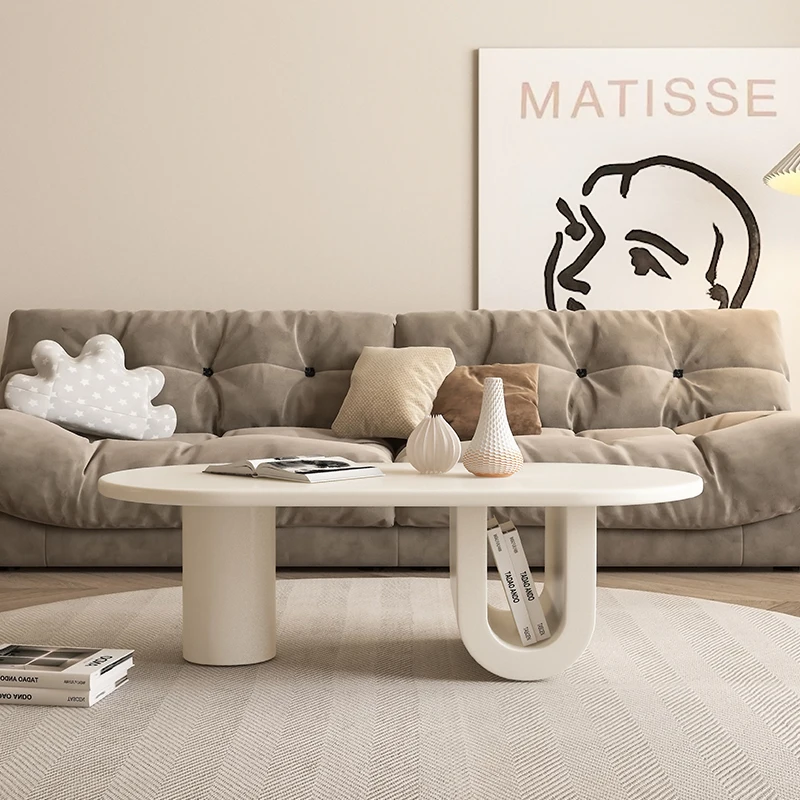 

Japanese White Coffee Table Hardcover Kitchen Cute Aesthetic Side Table Minimalist Unique Kaffee Tische Living Room Furniture