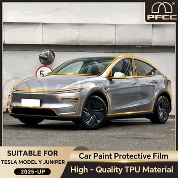 9Mil TPU Scratch-Resistant Clear Bra PPF for Tesla Model Y Juniper 2025–2026+ | Car Paint Protection Film & Decal Accessories