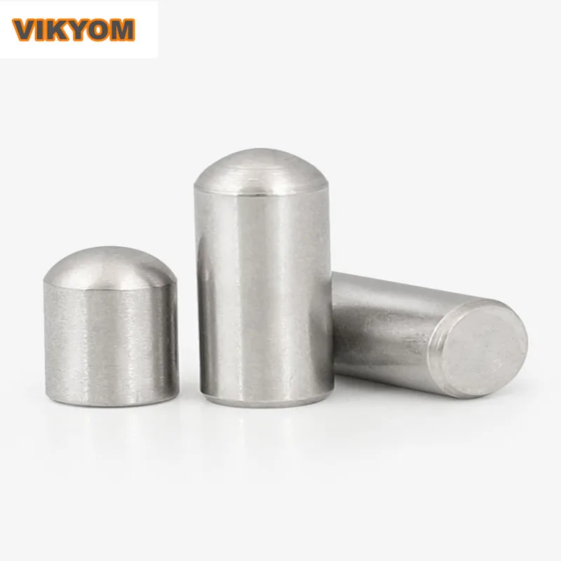 

Solid Roller Cylindrical Round Head Pin Locating Pin With High Rust Resistance M2.6 Series 500 Pieces 304 Stainless Steel